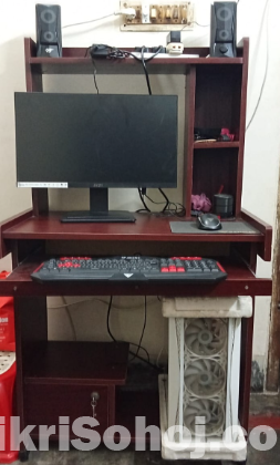 Monitor, Keyboard, Mouse, CPU, Sound Box and Cable Etc.